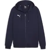 Puma Luvtröja teamGOAL Casuals Full Zip - Navy/White, storlek X-Large