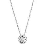 Lempikoru Bud solitaire silver platinerat halsband 32 078 01 500