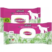 Inodorina Inodorine klorhexidin våtservetter - Sats %: 12 x 40 st