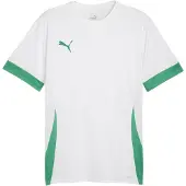 Puma Tränings T-Shirt teamGOAL - Vit/Grön, storlek Small
