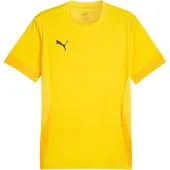 Puma Tränings T-Shirt teamGOAL - Gul/Svart, storlek Large