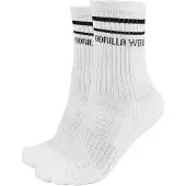 Gorilla wear Crew Socks 2-Pack, white, 43-46