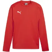 Puma Sport sweatshirt 'teamGOAL' röd / vit