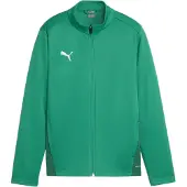 Puma Träningsjacka teamGOAL - Grön/White Barn, storlek 128 cm