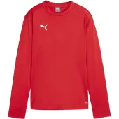 Puma Sport sweatshirt 'TeamGoal' röd / vit