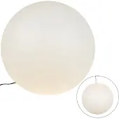QAZQA Modern utomhuslampa vit 77 cm IP65 - Nura