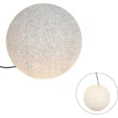 QAZQA Modern utomhuslampa grå 45 cm IP65 - Nura