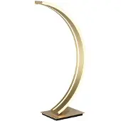 Schuller Valencia Bordslampa Arcus, Mässing / guld, Vardagsrum / matsal, Aluminium / grå / zink, Modern, Bordslampa