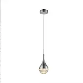 Schuller Valencia Pendellampa Elie, Förkromad / silver, Vardagsrum / matsal, Metall, Modern