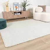 NATURL. Ullmatta | Wise grå/melerad hos Volero | 200x300 cm | Natur | Enfärgad | Rektangulär | Plattvävd