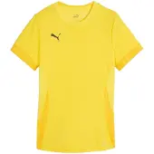 Puma Tränings T-Shirt teamGOAL - Gul/Svart Dam, storlek Small