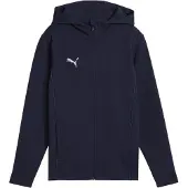 Puma Luvtröja teamFINAL Casuals Full Zip - Navy/Silver Barn, storlek 164 cm