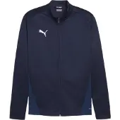 Puma Träningsjacka teamGOAL - Navy/White/Persian Blue Mörkgrå, storlek Small