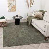 Studio Clarice Berbermatta | Aicha mörkgrön hos Volero | 240x330 cm | Ull | Enfärgad | Rektangulär | Hög lugg