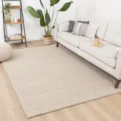 Studio Clarice Ullmatta | Twist beige hos Volero | 240x340 cm | Ull | Enfärgad | Rektangulär | Plattvävd