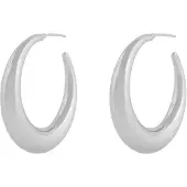 Sno of sweden Bella silverfärgade hoops 1309-6200 256-ONE