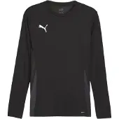Puma Funktionstopp 'teamGOAL' mörkgrå / svart / vit