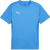 Puma Tränings T-Shirt teamGOAL - Electric Blue Lemonade/White, storlek XX-Large