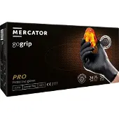 SuperMerchantEU Mercator GoGrip Svarta nitrilhandskar 50 stycken storlek L