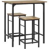 SoBuy barbord med 2 pallar OGT10-PF