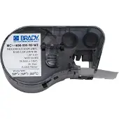 Brady MC1-1000-595-RD-WT vinyltejp | vit text - röd tejp | 25,4mm x 7,62m (original)