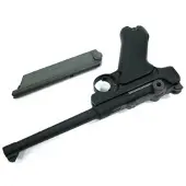 WE Airsoft WE Luger P08 M 6" GBB Full Metal