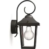 Philips Buzzard Wandleuchte 1x60W 230V 8718696156797 Väggbelysning Glödlampa E27 Svart