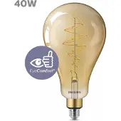Philips LED-glödlampa LED classic-giant 40W E27 A160 GOLD DIM E27