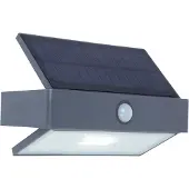 Lutec Arrow 6910601335 Solcells-utomhusväggbelysning med rörelsedetektor LED LED fast installerad 2.3 W Antracit