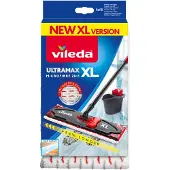 Vileda UltraMax XL, Moppdyna, Röd, Vit, Mikrofiber, 1 styck, 420 mm, 140 mm