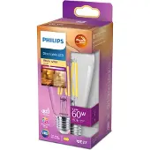 Philips - LED-glödlampa med filament - form: ST64 - klar finish - E27 - 5.9 W (motsvarande 60 W) - klass D - varmt vitt ljus - 2200-2700 K