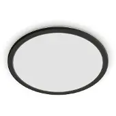 Philips Superslim CL550 - Vägg-/taklampa - LED - 15 W - 2700 K - rund - svart