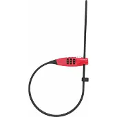 ABUS Combiflex Travelguard - Cykellås Red 85 cm