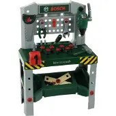 Bosch Arbetsbänk - Leksaker - 76 cm - Mörkgrön/Silver - - One Size - Verktyg
