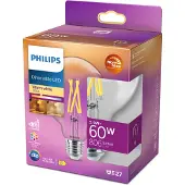 Philips LED lampa E27 dimbar | G95 | 2400K | 5.9W (60W) []
