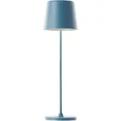 Brilliant Kaami LED-bordslampa, dimbar, ljusblå Kaami, dimbar, Blå, Vardagsrum / matsal, Metall, Modern