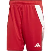 Adidas Träningsshorts Tiro 24 - Röd/Vit, storlek Large