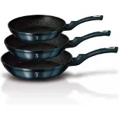 Berlinger Haus Stekpannor Metallic Line Aquamarine Edition 20/24/28 cm-set