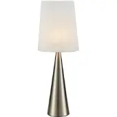 Markslöjd Bordslampa , Conus, Metallisk, Vardagsrum, Metall, Modern