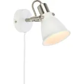 Markslöjd vägglampa vit ALTON 107857