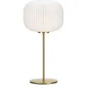 Markslöjd Bordslampa , Vit, Vardagsrum, Glas