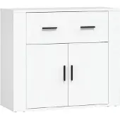 vidaXL Skåp, Vitt, 80X33X70 Cm, Träbaserat Material