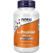 Now , L-Prolin, 120 Veg Capslar (0,5 g per Capslar)