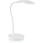 Markslöjd Bordslampa , Swan, dimbara, Vit, Arbetsrum / hemkontor, Plast, Skandinavisk
