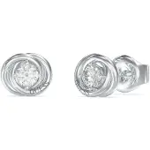 GUESS 4G Crush Perfect Links silverfärgade stiftörhängen JUBE04065JWRHT/U