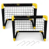 Umbro Set med 2 målburar i grått med nät 55x44x44 cm