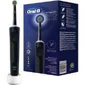 Oral-B Vitality Pro, Vuxen, Roterande och oscillerande tandborste, Daglig vård, Känslig, Grå, Vit, 2 min, Grå, Vit