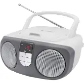 Soundmaster SCD1400WE, Grå, Vit, Bärbar CD-spelare
