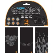 Oxford Comfy HD Graphics halsband - set med 3
