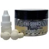 Dynamite Baits The Source White Fluro Dumbells 10 Mm Pop-up Beten